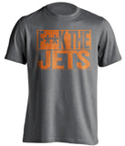 FUCK THE JETS - Edmonton Oilers T-Shirt - Box Design