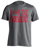 FUCK THE DODGERS - Boston Red Sox Fan T-Shirt - Text Design - Beef Shirts