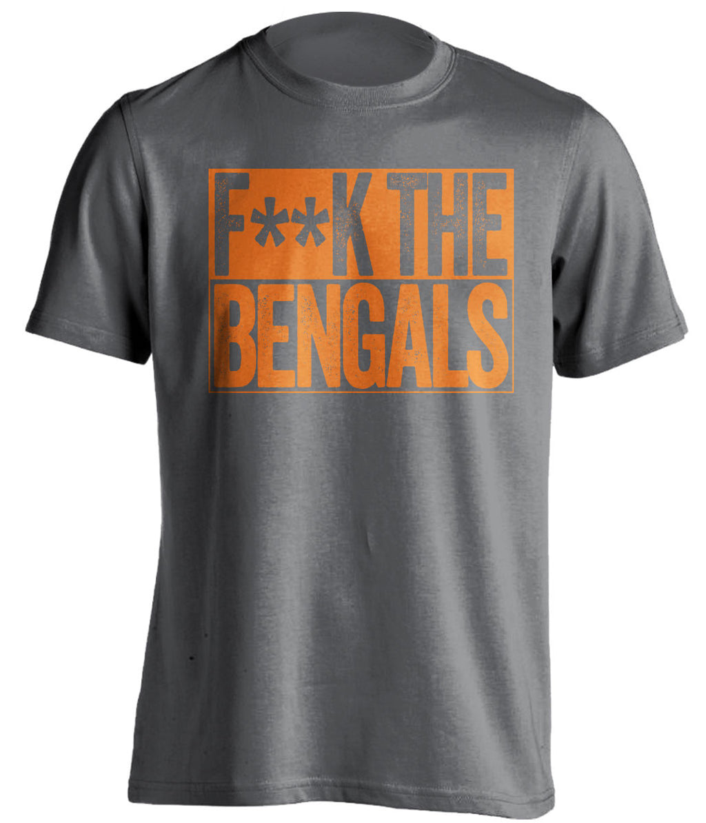 FUCK THE BENGALS - Cleveland Browns T-Shirt - Box Design