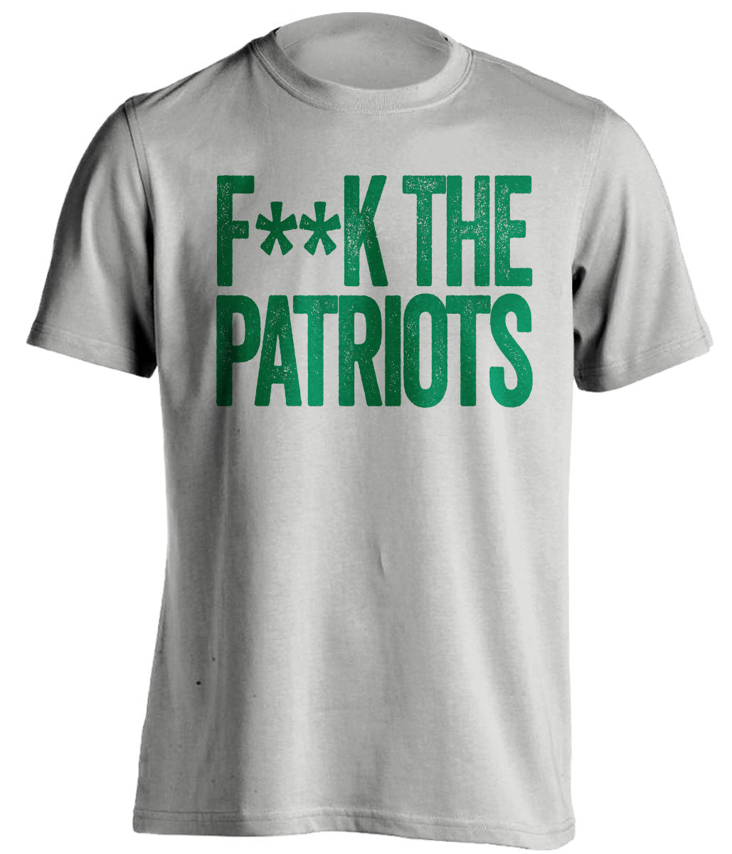 FUCK THE PATRIOTS - New York Jets Fan T-Shirt - Text Design - Beef Shirts