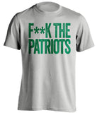 FUCK THE PATRIOTS - New York Jets Fan T-Shirt - Text Design - Beef Shirts