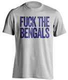 FUCK THE BENGALS - Baltimore Ravens T-Shirt - Text Design