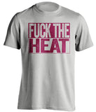 FUCK THE HEAT - Cleveland Cavaliers Fan T-Shirt - Box Design - Beef Shirts