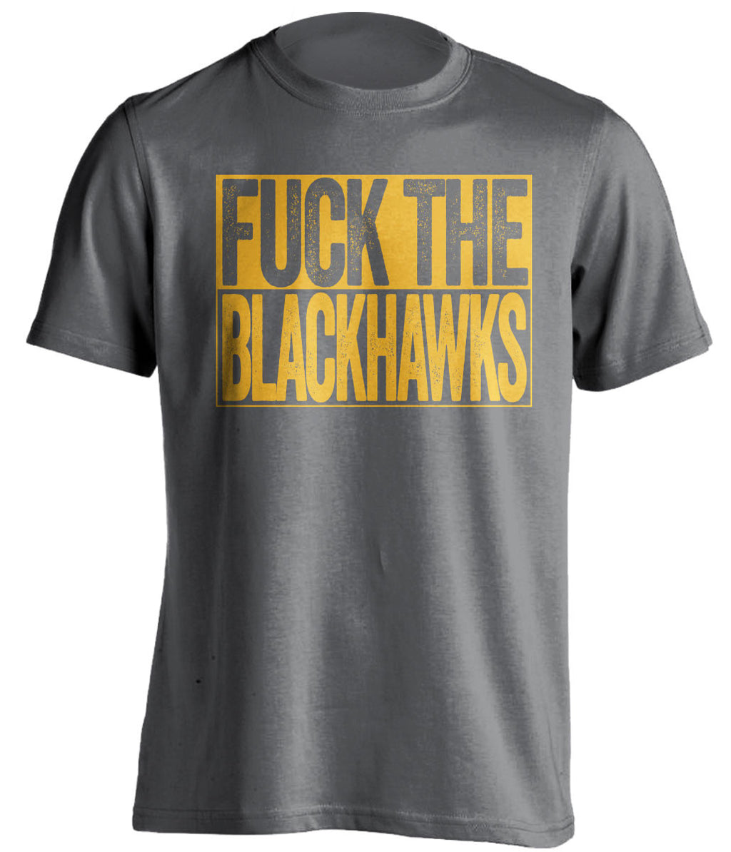 FUCK THE BLACKHAWKS - Nashville Predators T-Shirt - Box Design