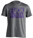 FUCK GONZAGA - Washington Huskies Fan T-Shirt - Box Design - Beef Shirts