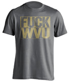 FUCK WVU - Pittsburgh Panthers Fan T-Shirt - Box Design - Beef Shirts