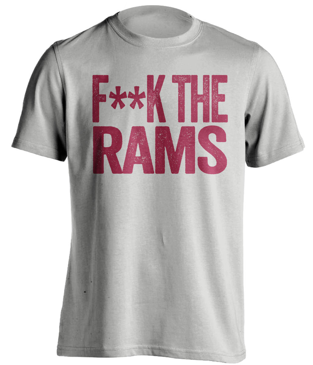 FUCK THE RAMS - San Francisco 49ers T-Shirt - Text Design