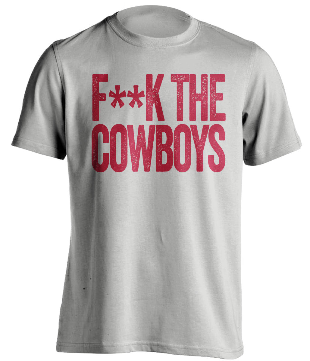 FUCK THE COWBOYS - Houston Texans T-Shirt - Text Design