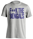 FUCK THE BENGALS - Baltimore Ravens T-Shirt - Text Design