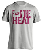 FUCK THE HEAT - Cleveland Cavaliers Fan T-Shirt - Text Design - Beef Shirts