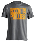 FUCK THE PHILLIES - New York Mets Fan T-Shirt - Box Design - Beef Shirts