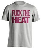 FUCK THE HEAT - Cleveland Cavaliers Fan T-Shirt - Text Design - Beef Shirts