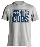 FUCK THE CUBS - Milwaukee Brewers Fan T-Shirt - Box Design - Beef Shirts