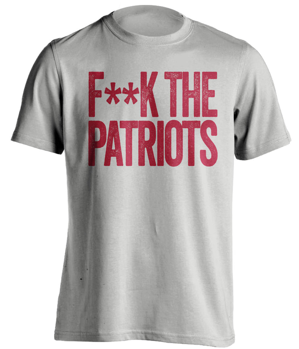 FUCK THE PATRIOTS - Houston Texans Fan T-Shirt - Text Design - Beef Shirts