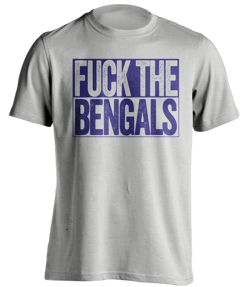 FUCK THE BENGALS - Baltimore Ravens T-Shirt - Box Design