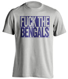 FUCK THE BENGALS - Baltimore Ravens T-Shirt - Box Design