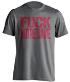 FUCK NOTRE DAME - USC Trojans Fan T-Shirt - Text Design - Beef Shirts