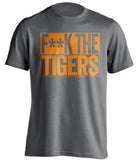 FUCK THE Tigers - Tennessee Volunteers Fan T-Shirt - Box Design - Beef Shirts