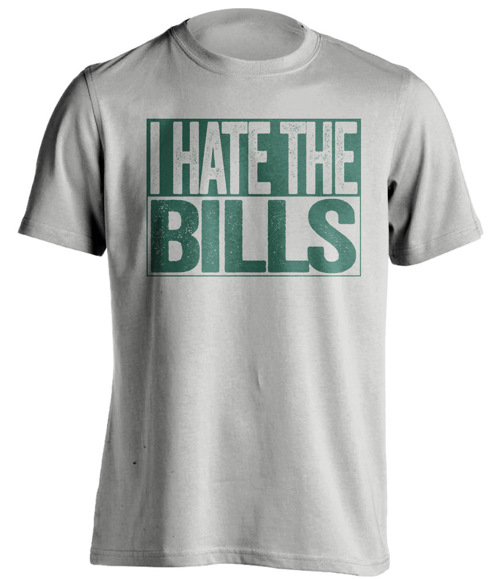 I Hate The Bills - New York Jets Fan T-Shirt - Box Design - Beef Shirts