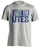 I Hate The Utes - BYU Cougars Fan T-Shirt - Box Design - Beef Shirts