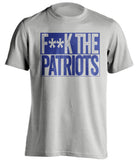FUCK THE PATRIOTS - Indianapolis Colts Fan T-Shirt - Box Design - Beef Shirts