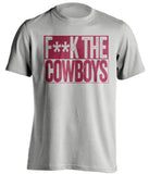 FUCK THE COWBOYS - Arizona Cardinals Fan T-Shirt - Box Design - Beef Shirts
