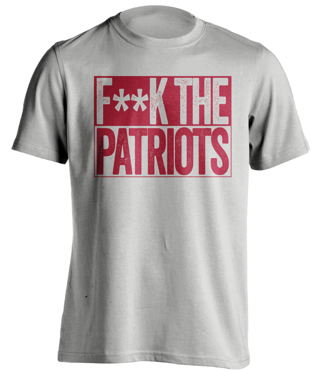 FUCK THE PATRIOTS - Houston Texans Fan T-Shirt - Box Design - Beef Shirts