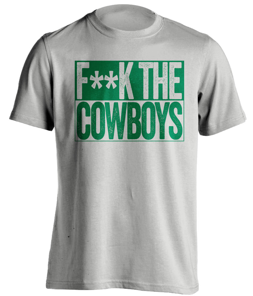 fuck the cowboys censored grey shirt for philadelphia eagles fan