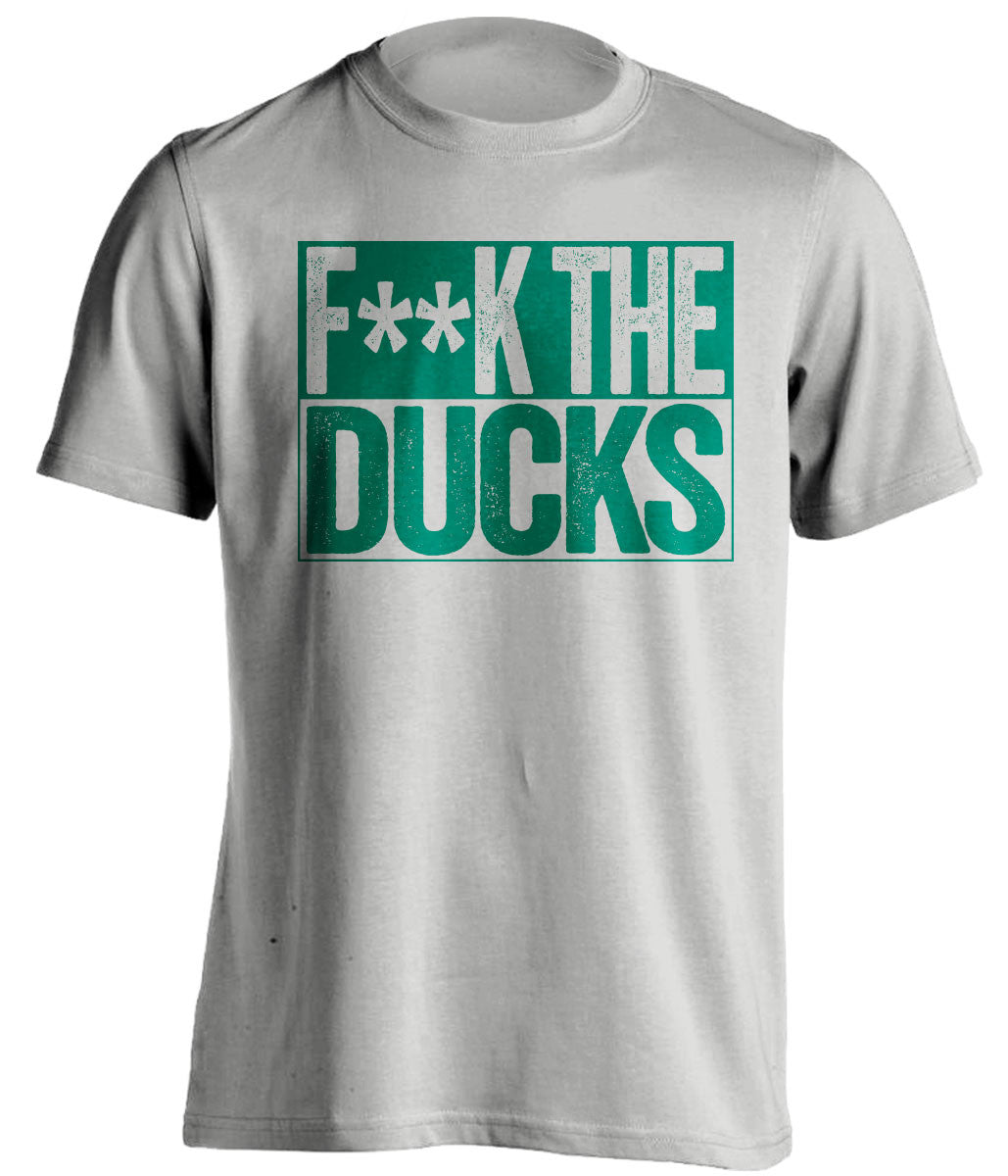 FUCK THE DUCKS - Dallas Stars Fan T-Shirt - Box Design - Beef Shirts