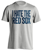 I Hate The Red Sox - New York Yankees Fan T-Shirt - Text Design - Beef Shirts