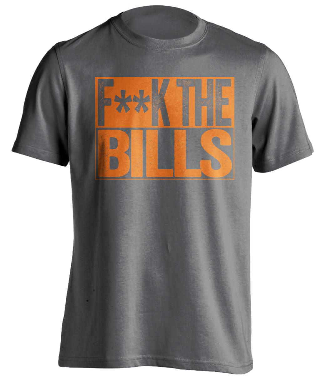 FUCK THE BILLS - Miami Dolphins Fan T-Shirt - Box Design - Beef Shirts