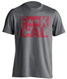 FUCK CAL - Stanford Cardinals Fan T-Shirt - Box Design - Beef Shirts