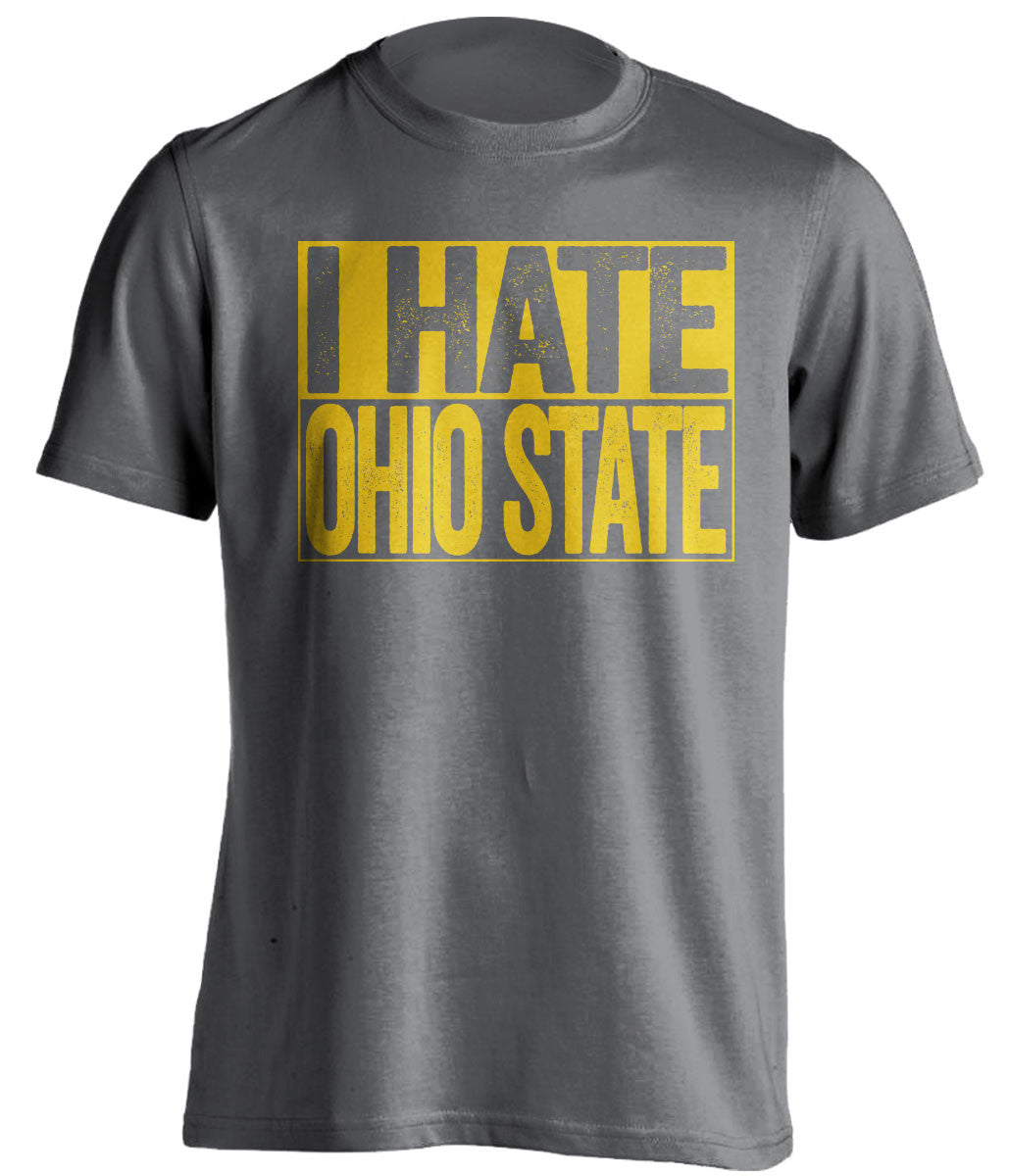 I Hate Ohio State - Michigan Wolverines T-Shirt - Box Design