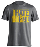 I Hate Ohio State - Michigan Wolverines T-Shirt - Box Design