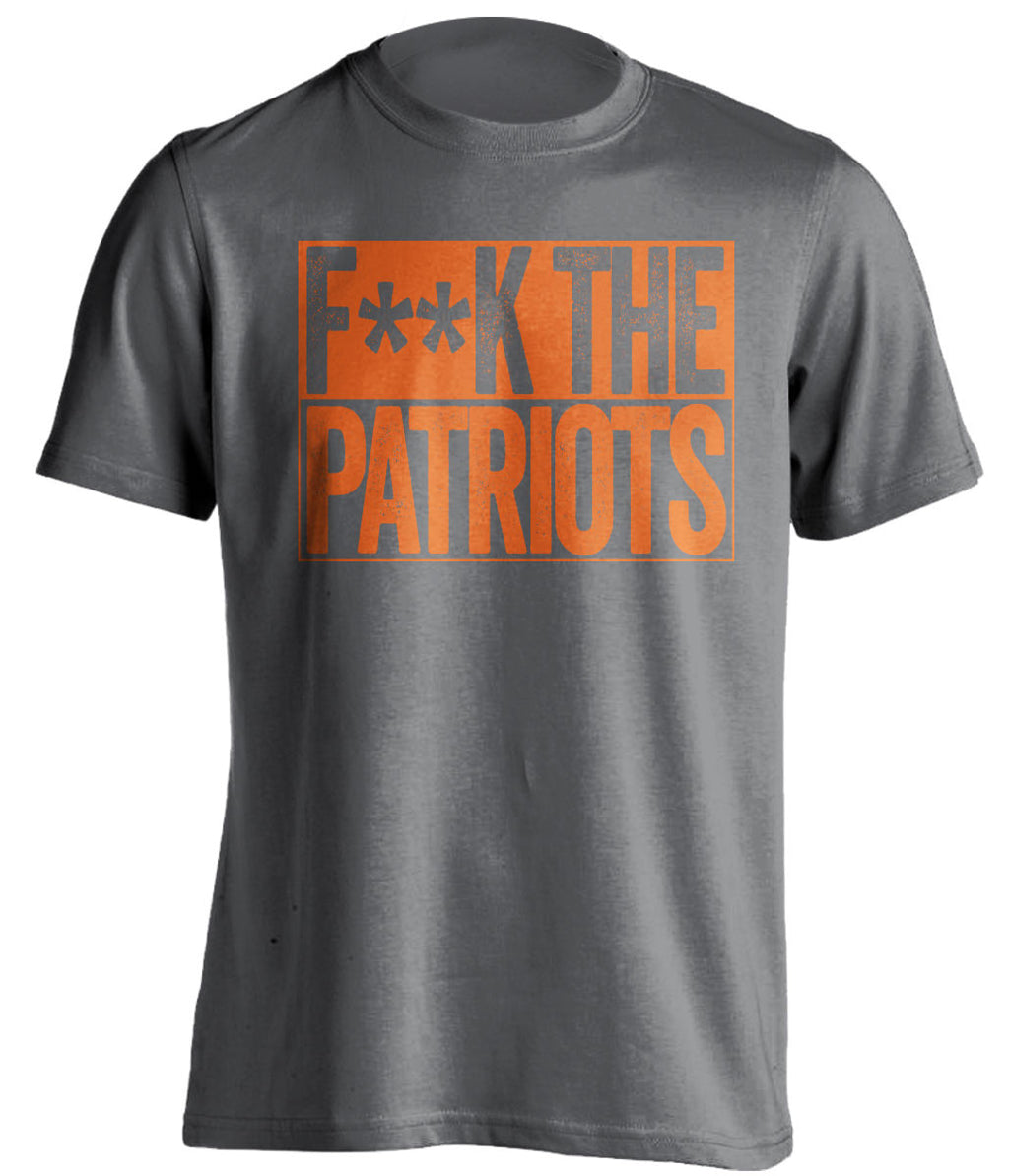 FUCK THE PATRIOTS - Denver Broncos T-Shirt - Box Design