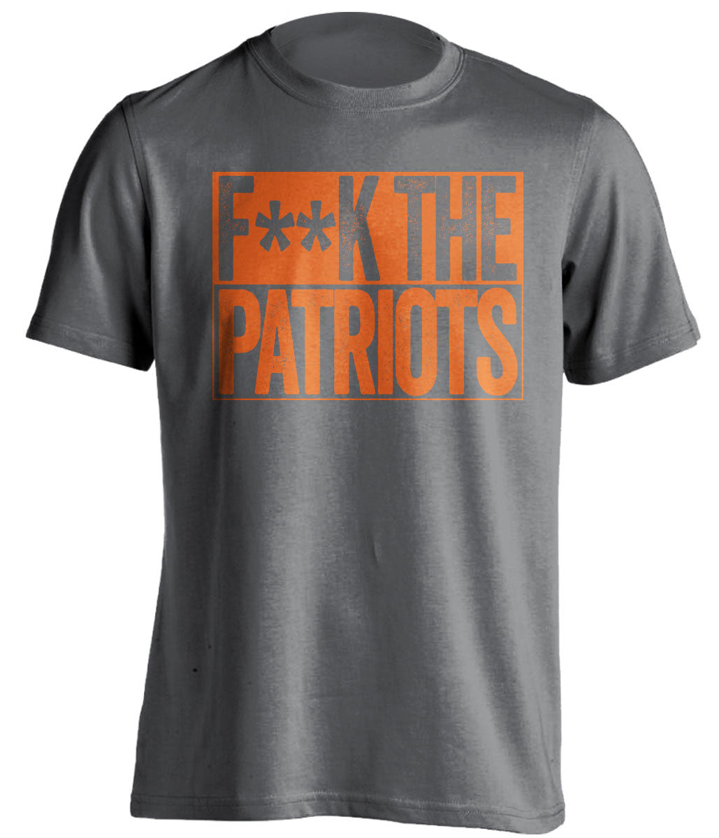 FUCK THE PATRIOTS - Denver Broncos T-Shirt - Box Design