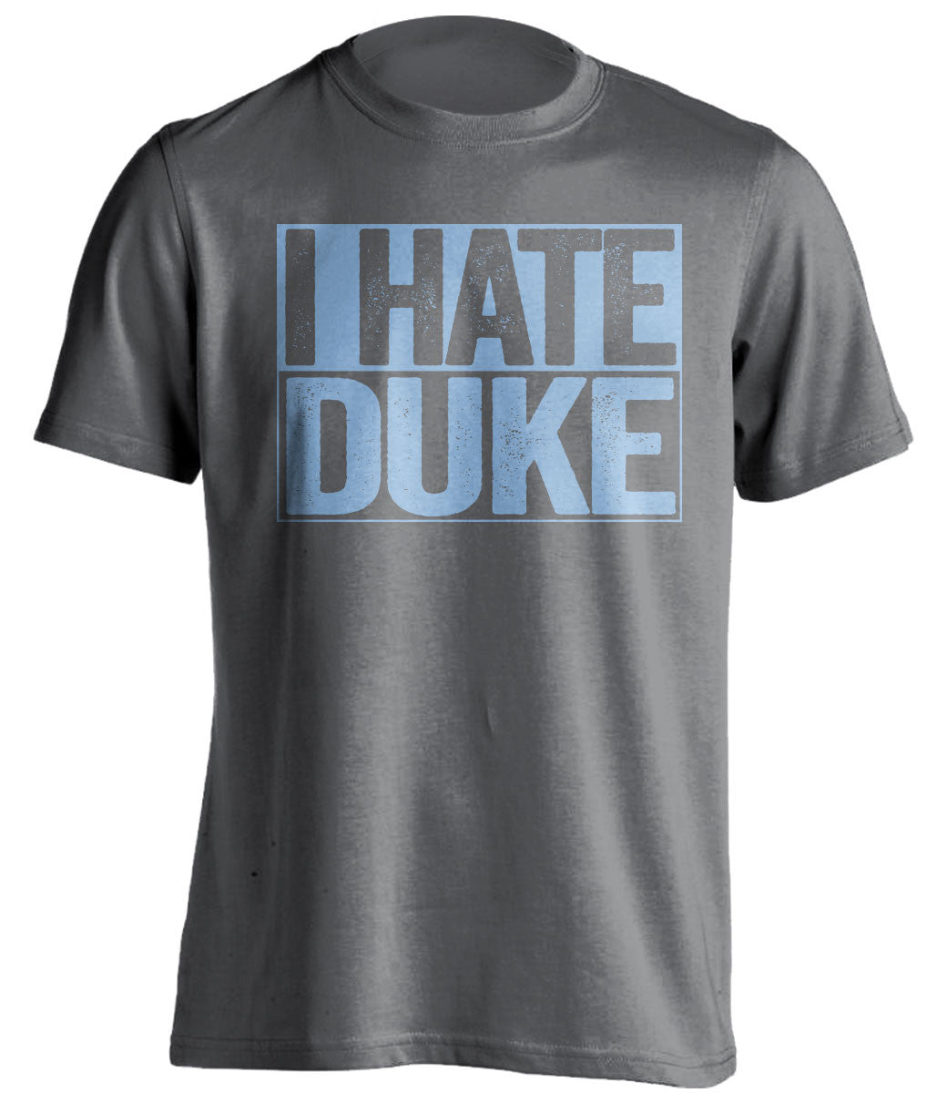I Hate Duke - UNC Tar Heels Fan T-Shirt - Box Design - Beef Shirts