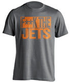 FUCK THE JETS - Miami Dolphins Fan T-Shirt - Box Design - Beef Shirts