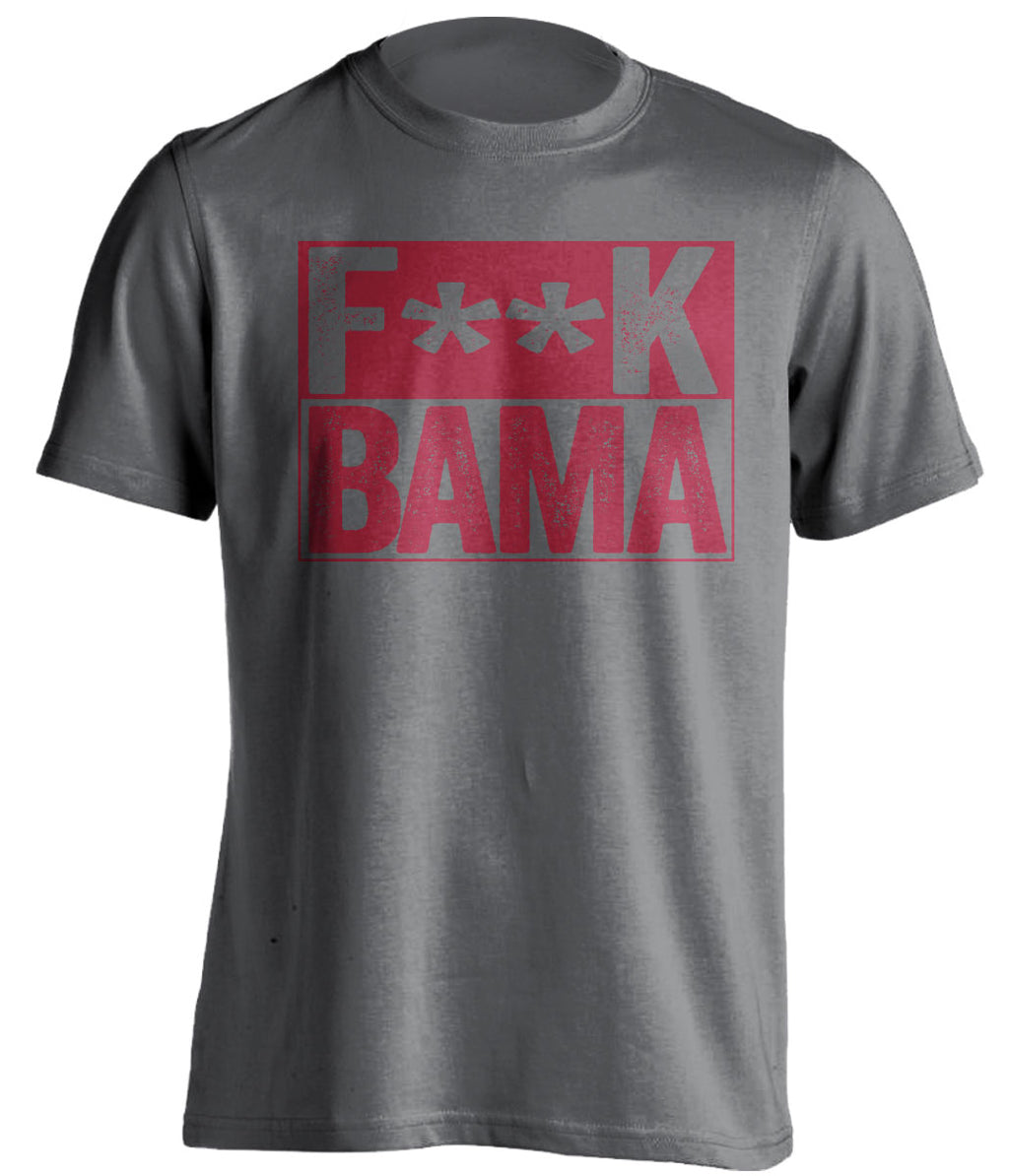 fuck bama south carolina gamecocks grey shirt censored