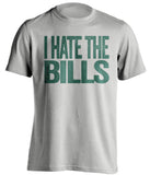 I Hate The Bills - New York Jets Fan T-Shirt - Text Design - Beef Shirts