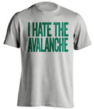 I Hate the Avalanche - Minnesota Wild T-Shirt - Text Design