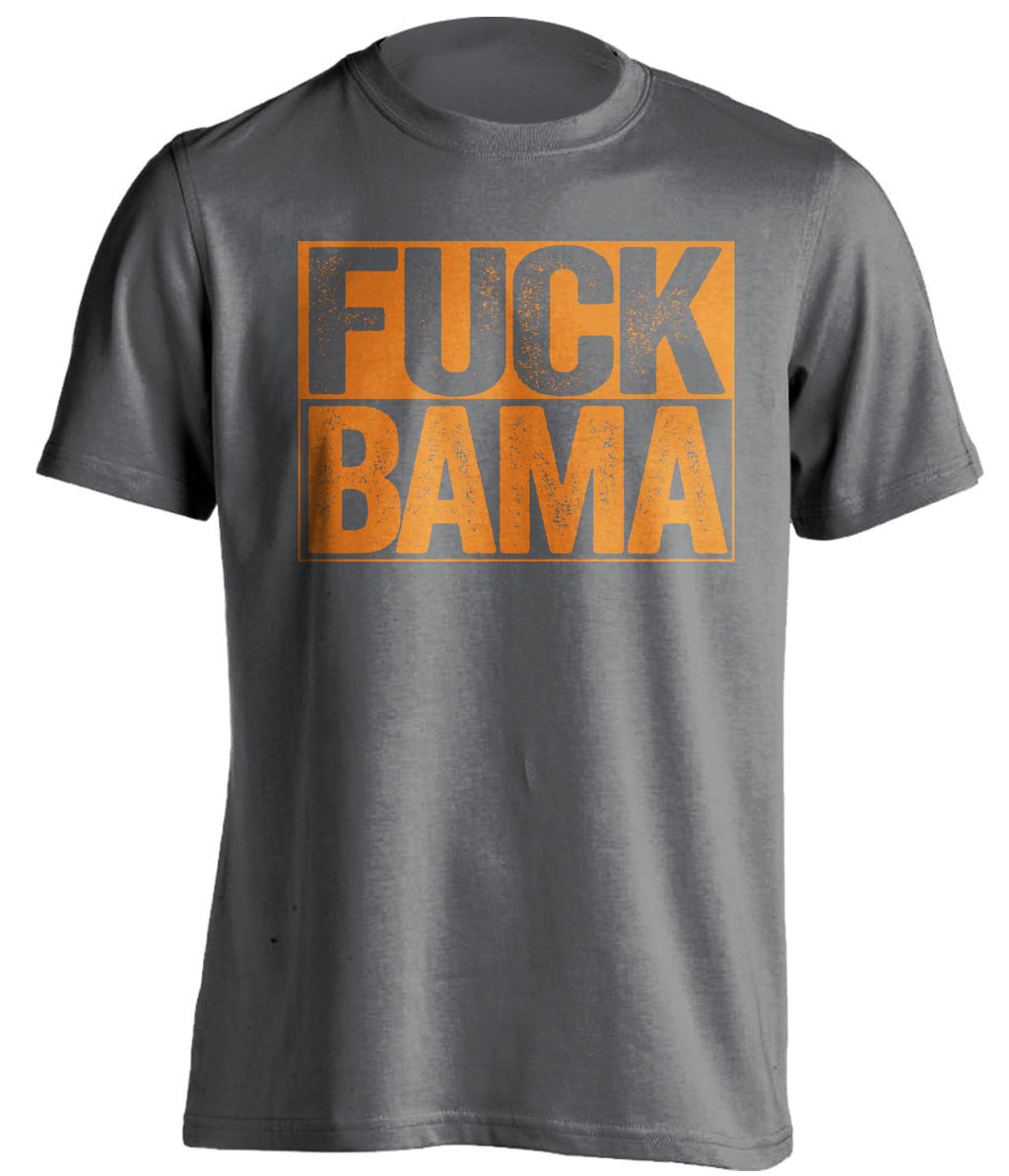 FUCK BAMA - Tennessee Volunteers Fan T-Shirt - Box Design - Beef Shirts