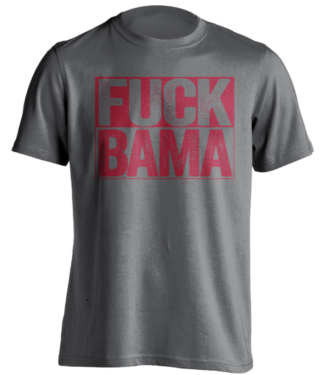 FUCK BAMA - Arkansas Razorbacks Fan T-Shirt - Box Design - Beef Shirts