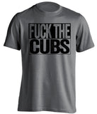 FUCK THE CUBS - Chicago White Sox Fan T-Shirt - Box Design - Beef Shirts