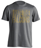 I Hate The Falcons - New Orleans Saints Fan T-Shirt - Box Design - Beef Shirts
