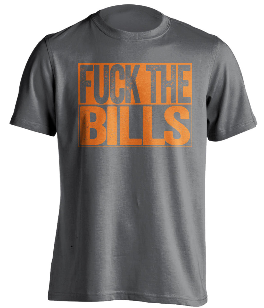 FUCK THE BILLS - Miami Dolphins Fan T-Shirt - Box Design - Beef Shirts