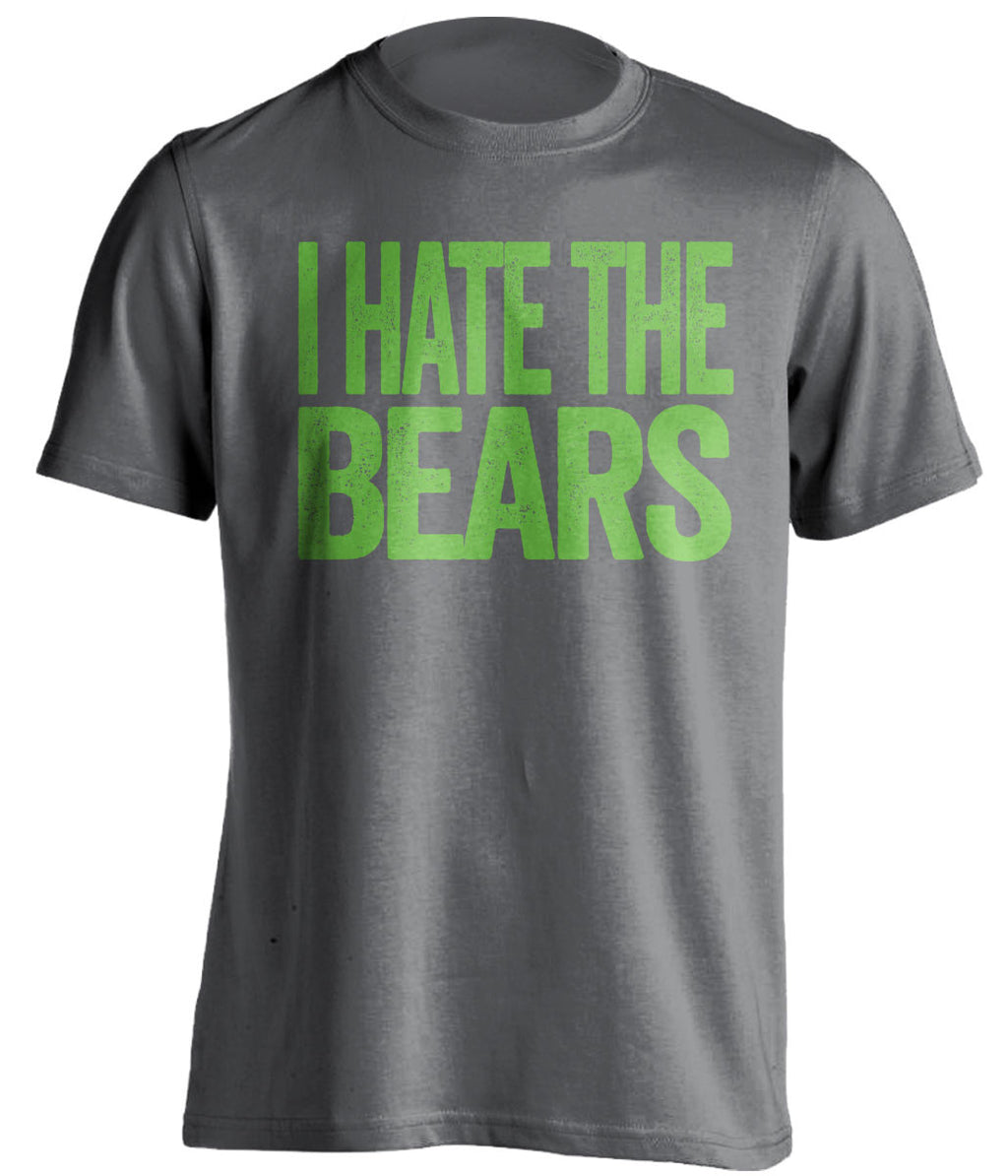 I Hate The Bears - Seattle Seahawks T-Shirt - Text Design
