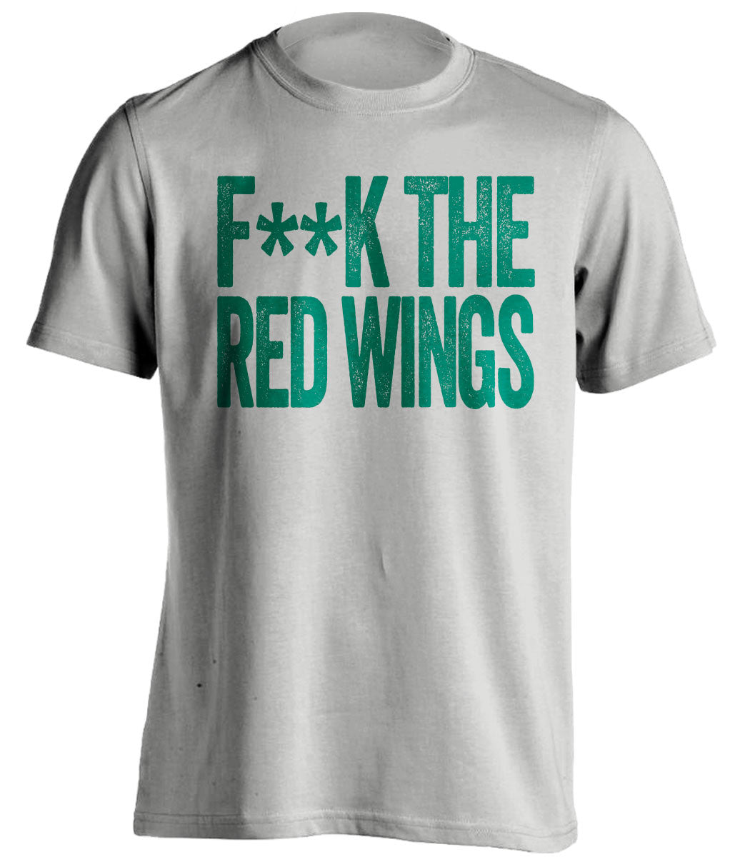 FUCK THE RED WINGS - Dallas Stars T-Shirt - Text Design