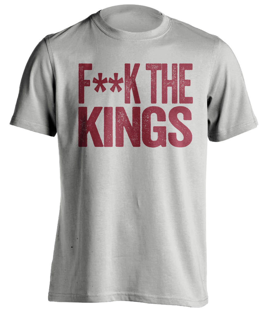 FUCK THE KINGS - Arizona Coyotes T-Shirt - Text Design