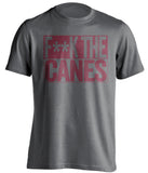 FUCK THE CANES - Florida State Seminoles Fan T-Shirt - Box Design - Beef Shirts